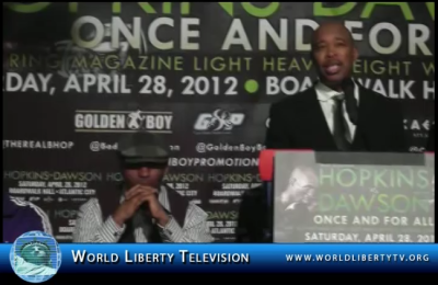 Bernard Hopkins vs. Chad Dawson, World Light Heavyweight Boxing Championship New York Press Conference 2012