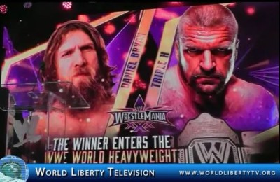 Triple H vs. Daniel Bryan, at WrestleMania 30 in New Orleans-2014