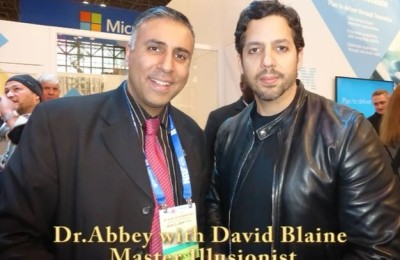 David Blaine  Magician and illusionist at JDA at NRF -2015