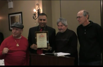 Dr.Adal M.Hussain Honored at RING 8 & NYS Boxing  Hall of Fame Event -2016