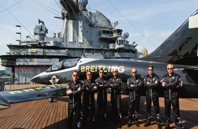 Breitling Jet Team  Celebrates  Fleet  Week NY at Intrepid Sea, Air and  Space Museum-2016