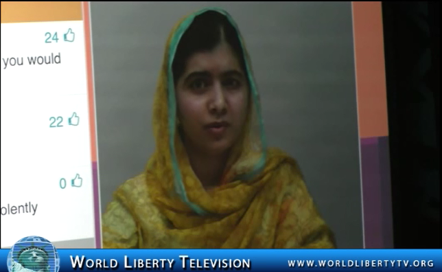 Keynote by Malala Yousafzai Education activist & Nobel Peace Prize winner at WOBI NY -2016