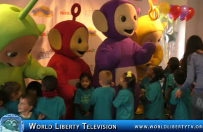 Teletubbies  Celebrates  20th Anniversary with big hugs, at  NYC Tour-2017