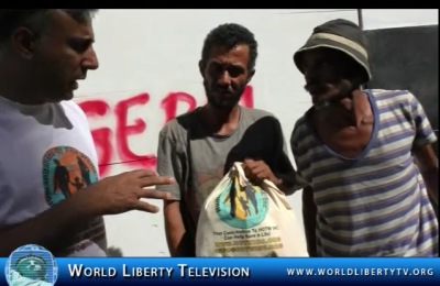 Humanitarians of the World Inc Poor Family Presentation at Santa Marta Favela Rio de Janeiro-2017