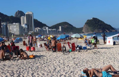 Copacabana and  Ipanema Beaches  in Rio De Janeiro -2017