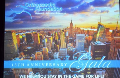 Orthopaedic Foundation’s 13th Anniversary Gala 2017- NY