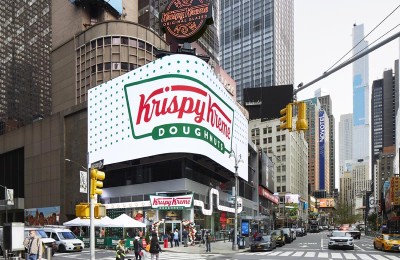 Krispy Kreme opens Giant Store at Times Square NYC-2020