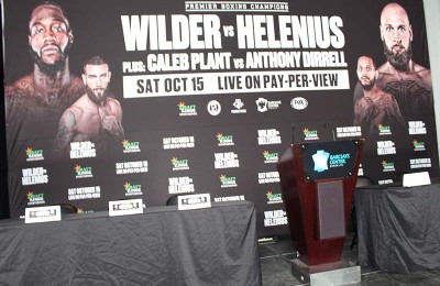 DEONTAY WILDER VS. ROBERT HELENIUS NY Press Conference at Barclays Center-Brooklyn NY 2022