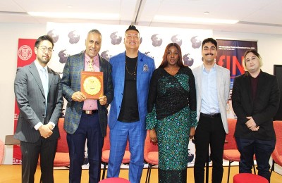 Dr Adal Honored with the Sustainable “Humanitarian” Champion Award During UN week by FIN Awards-2024